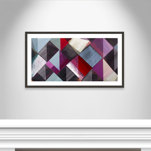 Ebern Designs Modern Patchwork Picture Frame Print Wayfair